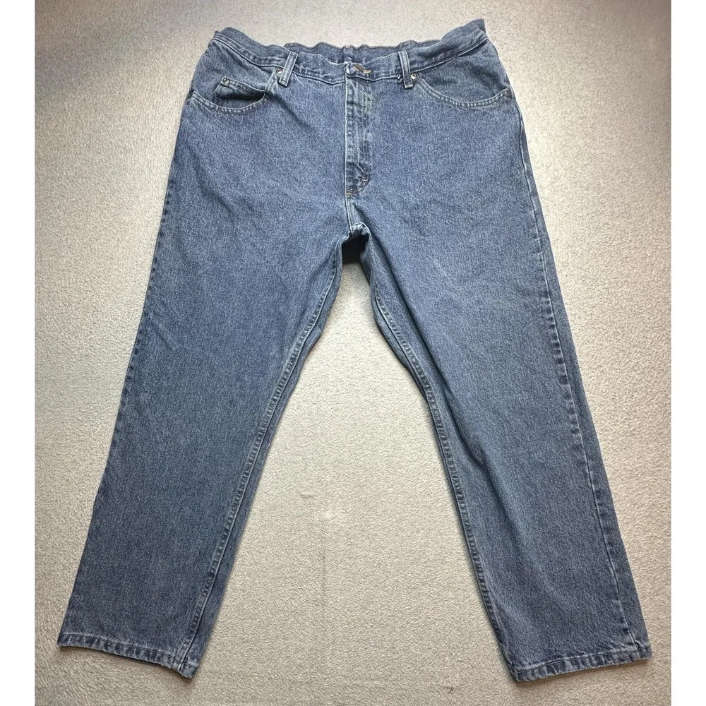 Wrangler Jeans Mens 36x30 (36x28) Blue Relaxed Fit Hero Authentic Denim Classic‎